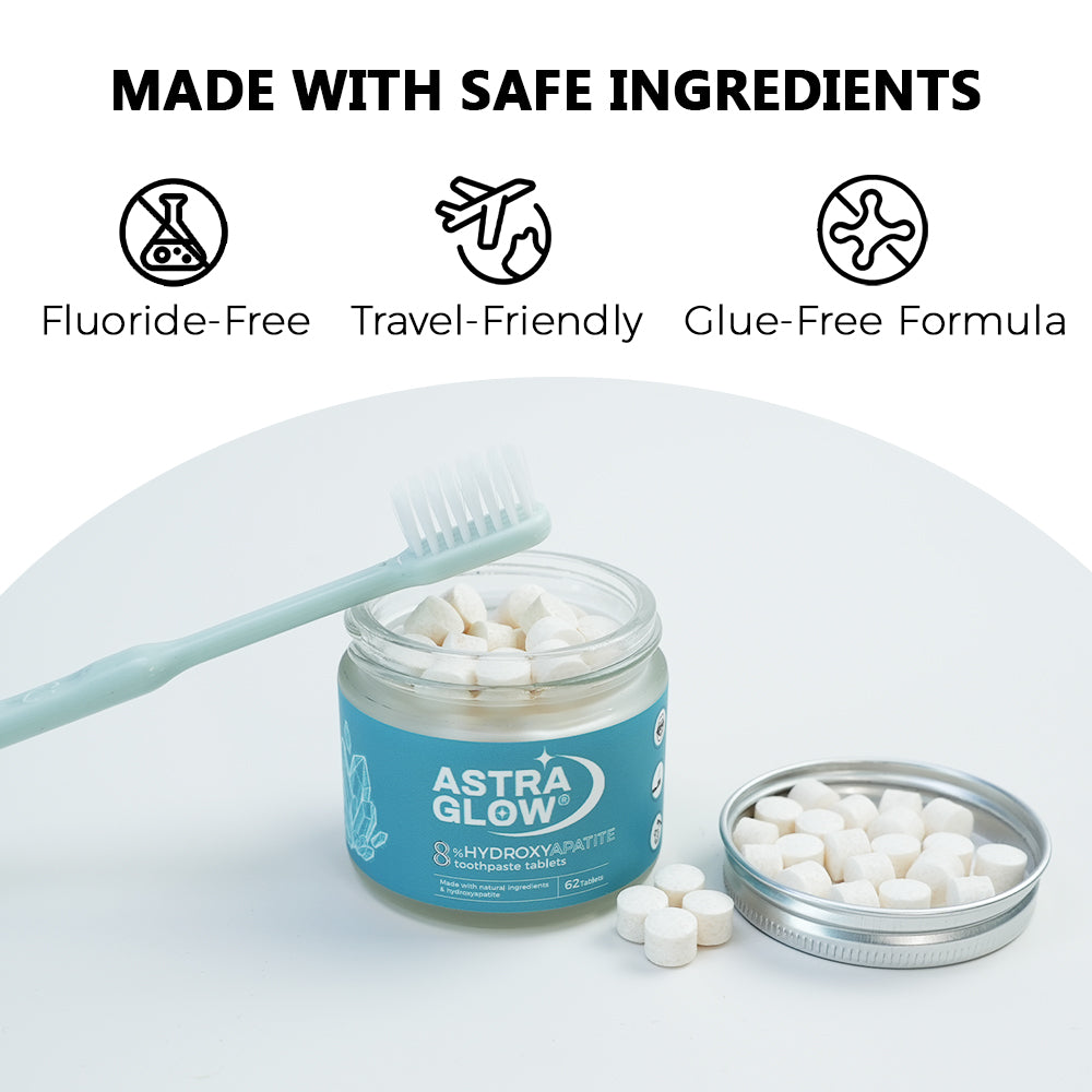Hydroxyapatite Toothpaste Tablets Fluoride-Free