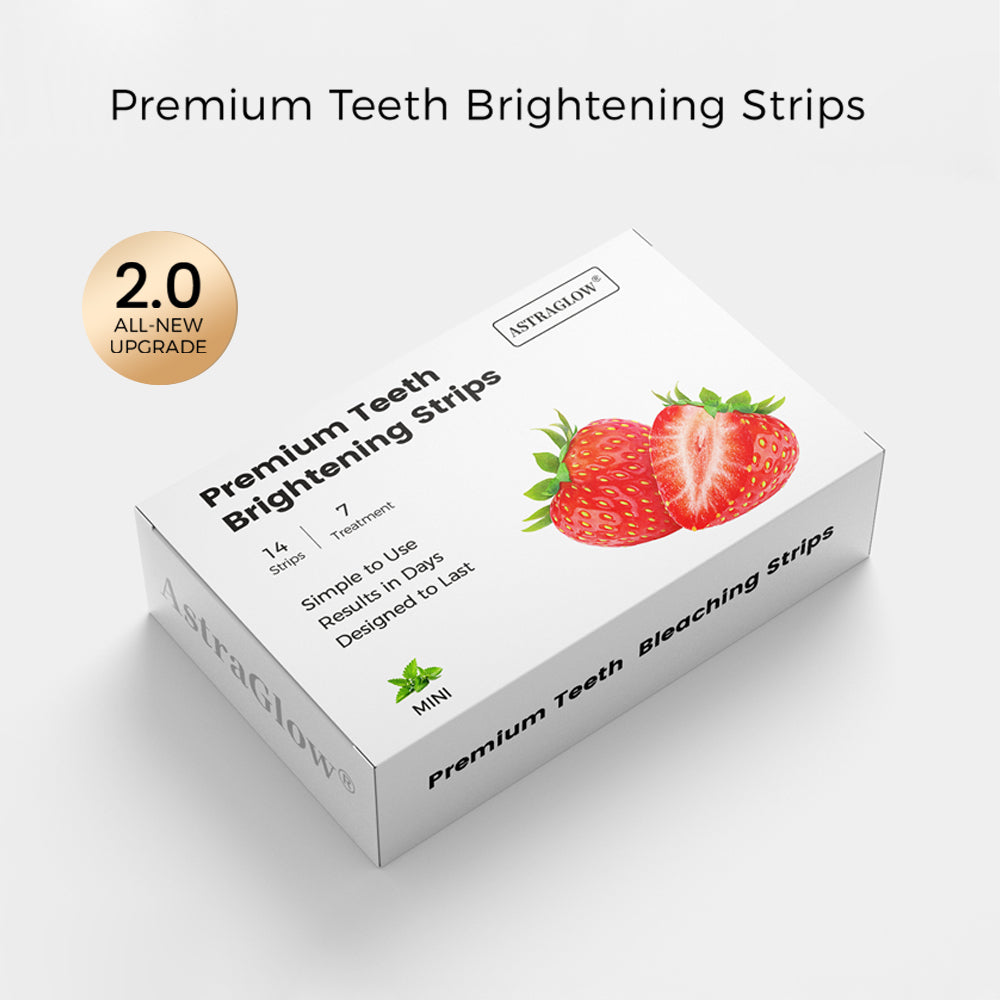 Peroxide, Vegan & Sensitivity - Free Teeth Whitening Strips