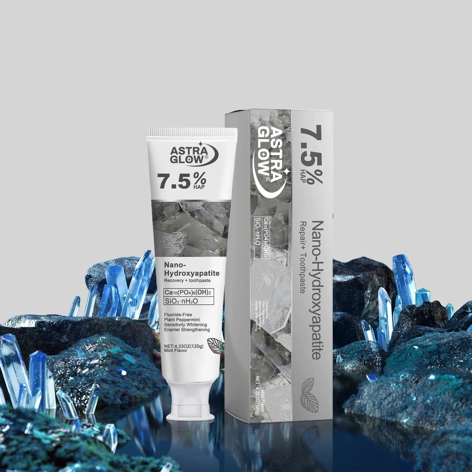Fluoride-Free Hydroxyapatite Toothpaste