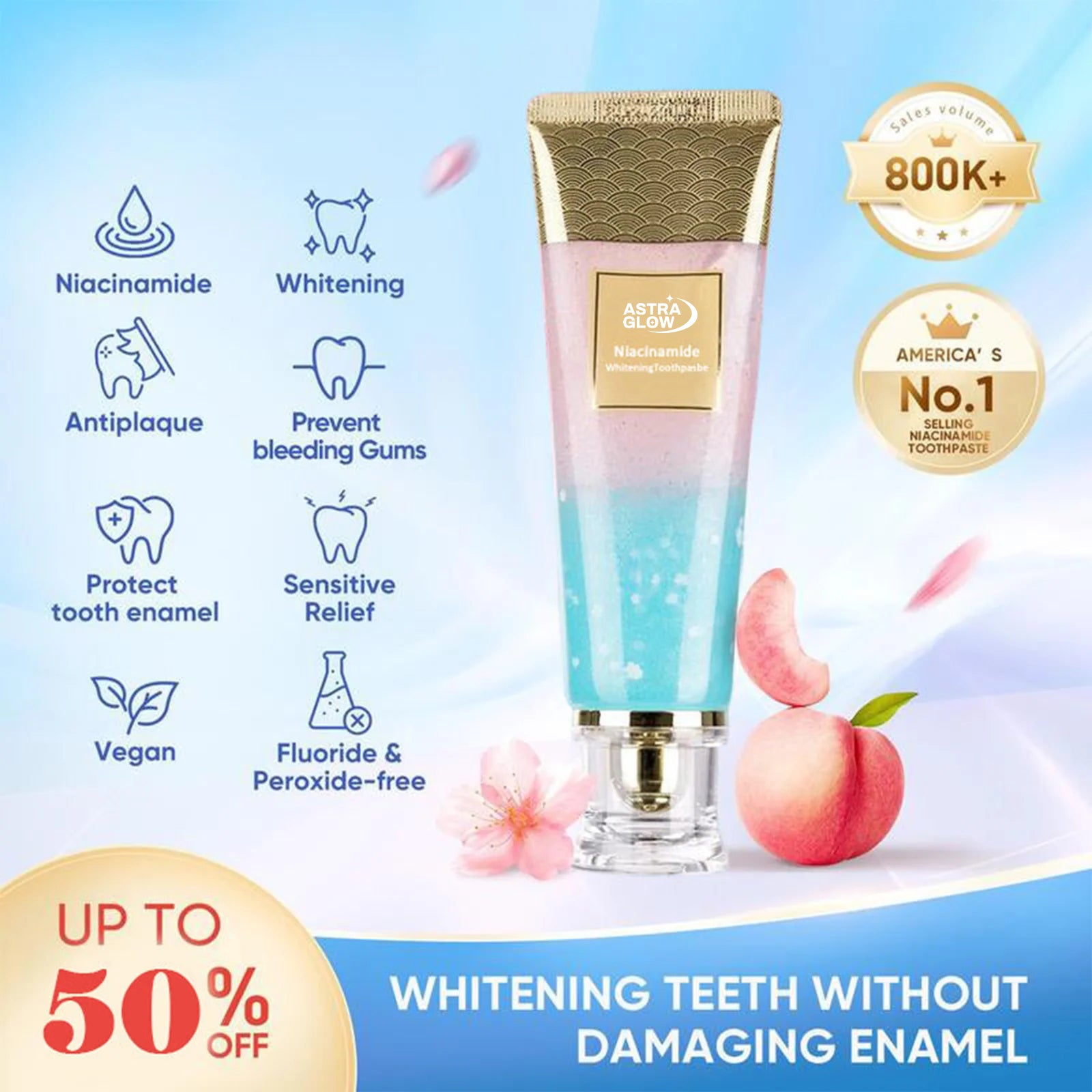 Nicotinamide Whitening Toothpaste