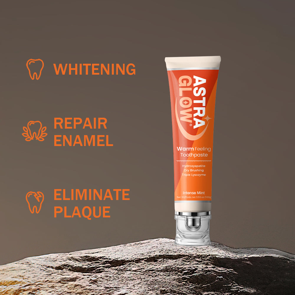 Warm-Feeling Toothpaste with Hydroxyapatite & Lysozyme | 105°F Warm Feeling