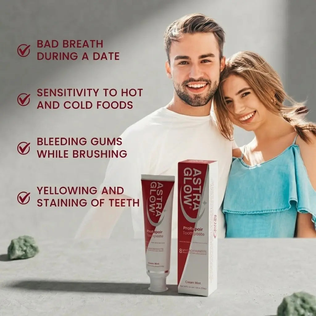 ProRepair Toothpaste with 8% NHAP & 8-Probiotics, Advanced Oral Care Plan