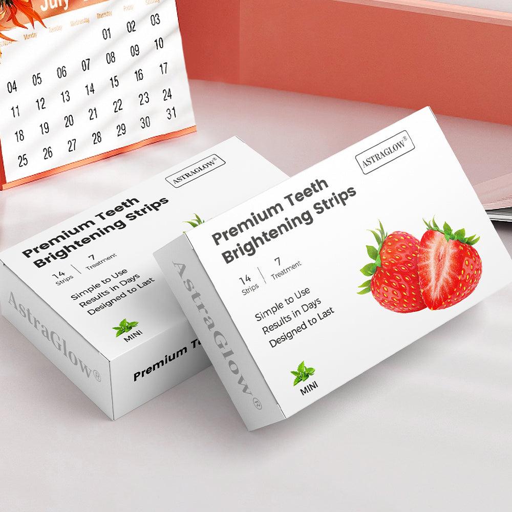 Peroxide, Vegan & Sensitivity - Free Teeth Whitening Strips