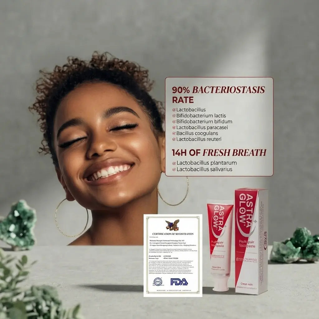 ProRepair Toothpaste with 8% NHAP & 8-Probiotics, Advanced Oral Care Plan