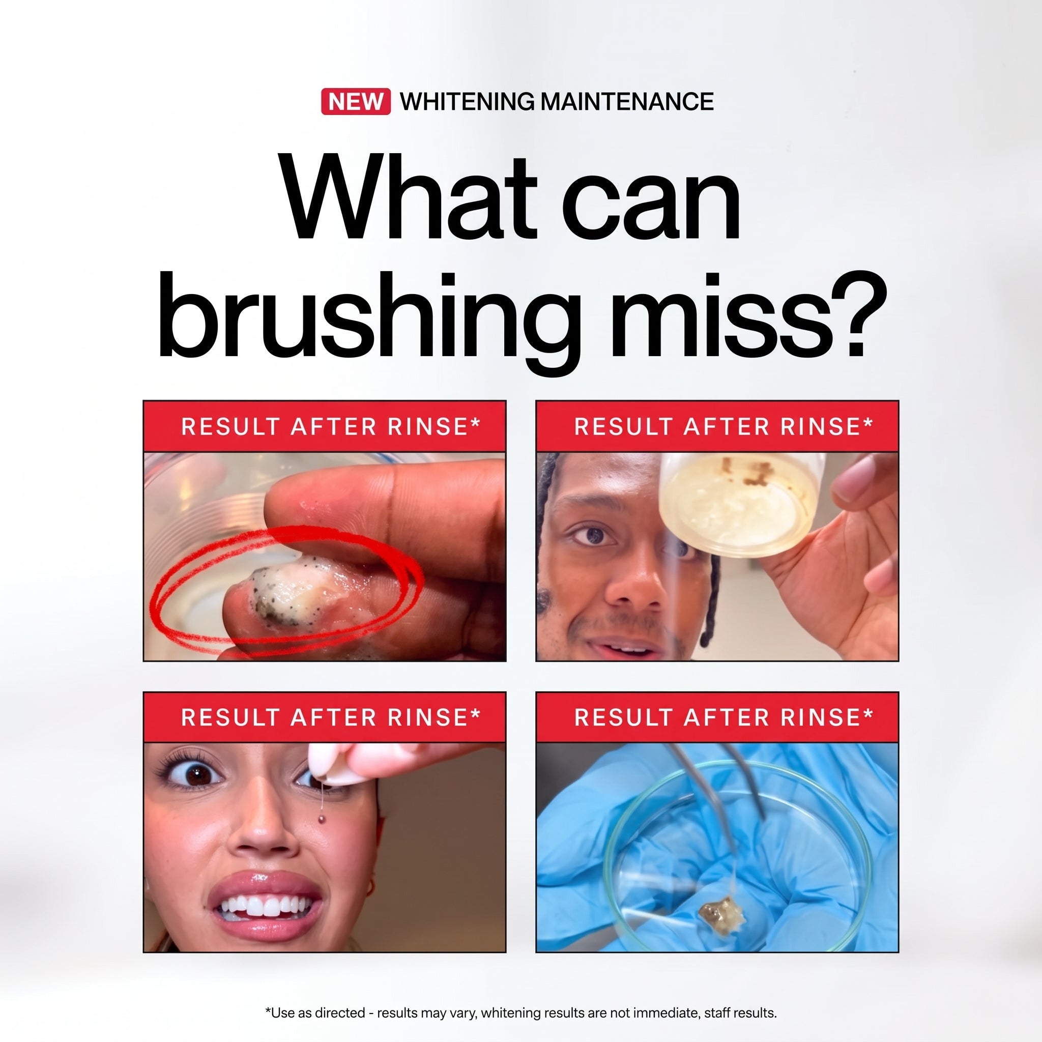 Advanced Stain Whitening Mouthwash – Alcohol-Free Teeth Whitening & Fresh Breath