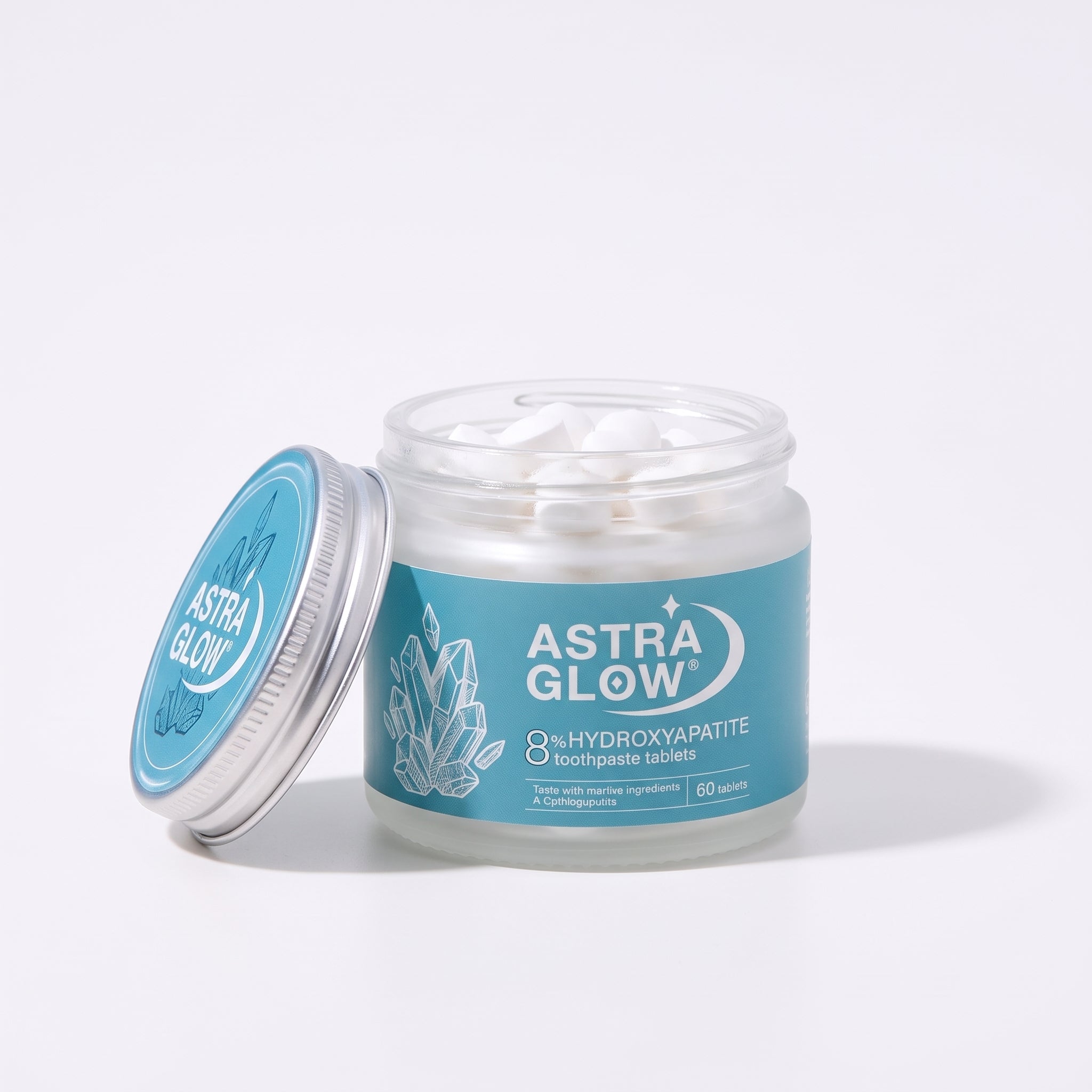Fluoride-Free 8% Hydroxyapatite Toothpaste Tablets