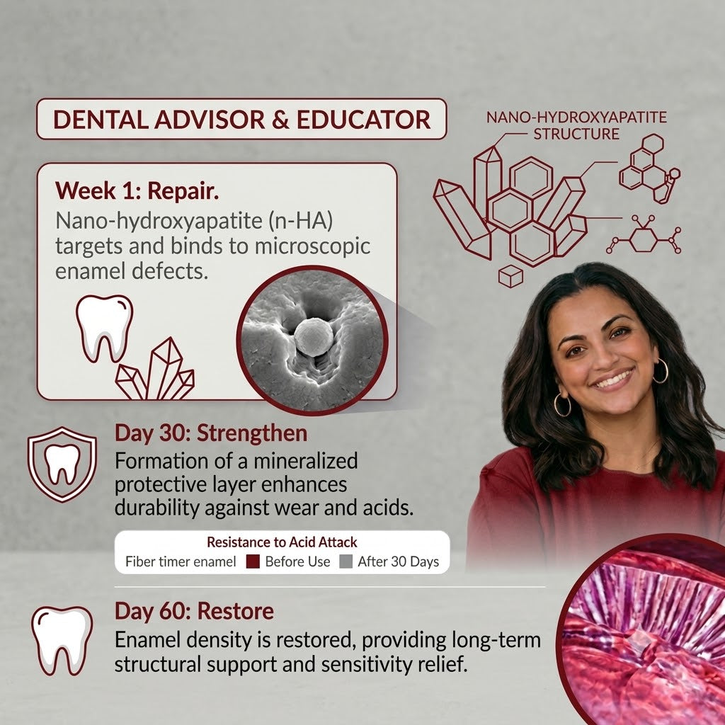ProRepair Toothpaste with 8% NHAP & 8-Probiotics, Advanced Oral Care Plan