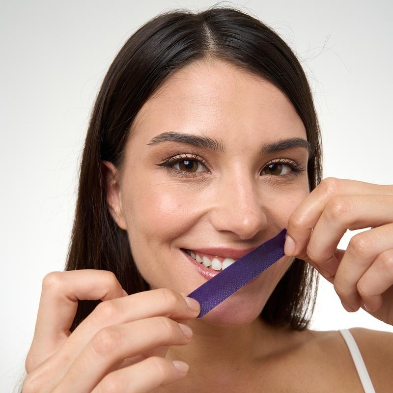 Purple Teeth Whitening Strips – Non-Sensitive Enamel-Safe Whitening