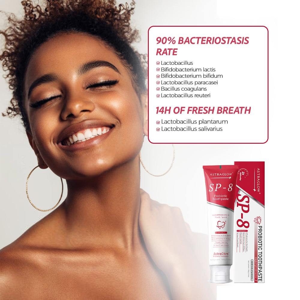 SP-8 Whitening Toothpaste with Probiotic & Hydroxyapatite